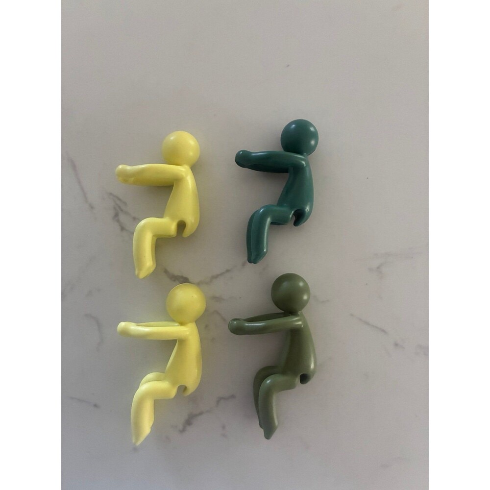 Plant Support Figurines Set of 4 Mini Plant Holders New